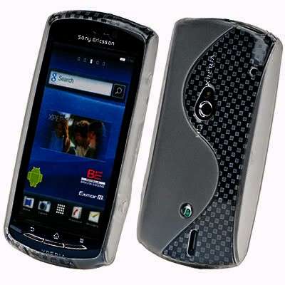 TPU S-Line Pouch for Sony Ericsson Xperia Neo Neo V MT15i (Smoke)