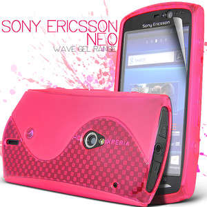 TPU S-Line Pouch for Sony Ericsson Xperia Neo Neo V MT15i (Pink)