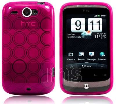 Hydro Gel Case Cover for HTC Wildfire S (Pink)