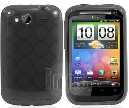 Gel Case Cover for HTC Wildfire S (Smoke)