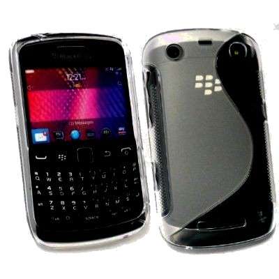 S Line Gel Case for Blackberry Curve 9350 9360 9370 (Smoke)