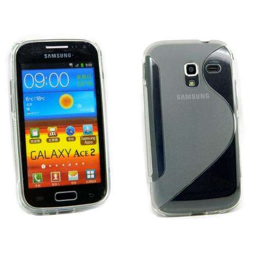 TPU S-Line Pouch for Samsung Galaxy Ace 2 i8160 (Clear)