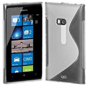 S Line Gel Case For Nokia Lumia 900 (Clear / Smoke)