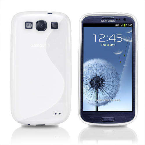 High Quality TPU S-Line Pouch for Samsung Galaxy S3 i9300 Galaxy S III (White)