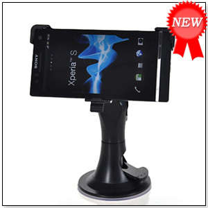 Car Windshield Mount Holder for Sony Xperia S / Sony Xperia Arc HD (Lt26i) - Clearance