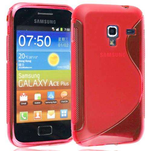 S-Line Case Cover Pouch for Samsung Galaxy Ace Plus S7500 (Pink)