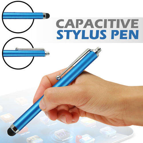 Capacitive Touch Screen Stylus for Tablets / iPads / iPhones / Touchscreen Devices - Light Blue
