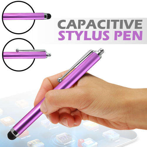 Capacitive Touch Screen Stylus for Tablets / iPads / iPhones / Touchscreen Devices - Purple
