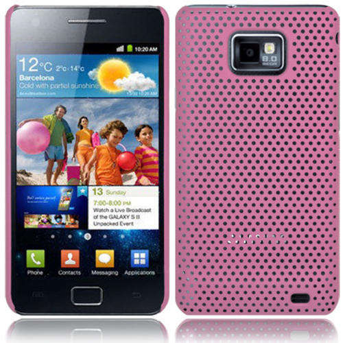 Mesh Case for Samsung Galaxy S2 i9100 Baby Pink - Clearance