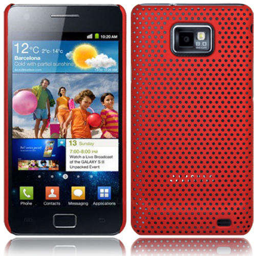 Mesh Case for Samsung Galaxy S2 i9100 Burgandy
