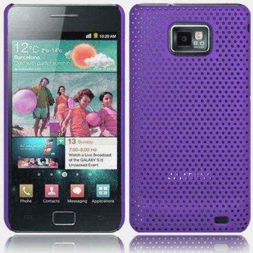 Mesh Case for Samsung Galaxy S2 i9100 Purple