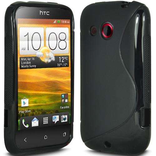S-Line Gel Case Cover for HTC Desire C A320e (Black)