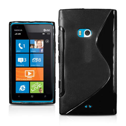 S-Line Gel Case For Nokia Lumia 900 (Black)