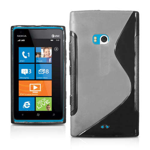S-Line Gel Case For Nokia Lumia 900 (Smoke / Clear)