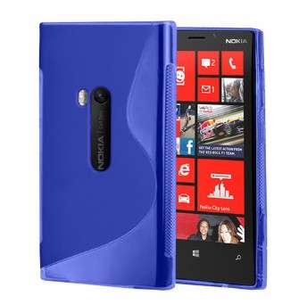 S-Line Gel Case For Nokia Lumia 920 (Blue) + Screen Protector