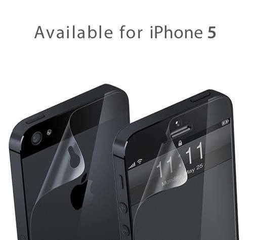 Front + Back Screen Protector for Apple iPhone 5 (Clear)