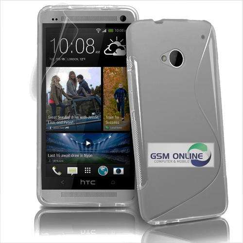 S-Line Case Cover Pouch for HTC One (Smoke) + Screen Protector