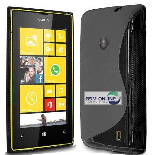 S-Line Gel Case For Nokia Lumia 520 (Black)