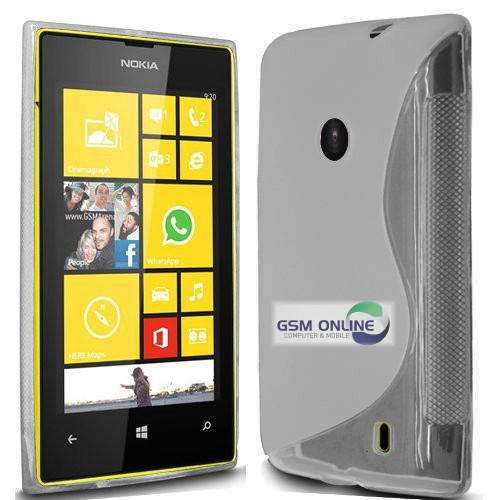 S-Line Gel Case For Nokia Lumia 520 (Smoke)