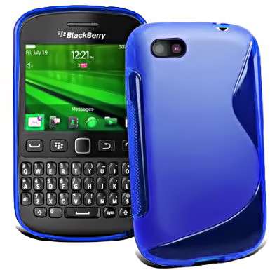 S-Line Gel Case Cover for Blackberry 9720 (Blue)