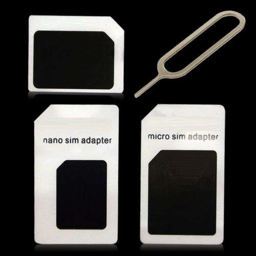 Nano Sim Adapter - Micro Sim and Nano Sim for Iphone 4/4S/5