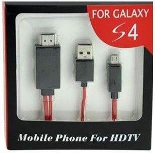 Micro USB MHL to HDMI Male HD Video Adapter Cable for Samsung Galaxy S4 i9500