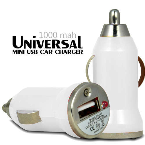 Mini 12V USB Car Charger Lighter Socket to USB 5V 1A