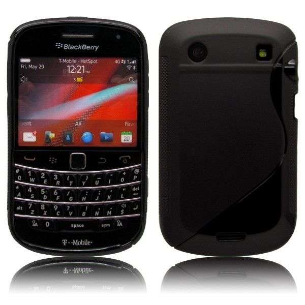S-Line Gel Case Cover for Blackberry Bold 9900 (Black) - Cheap Shipping