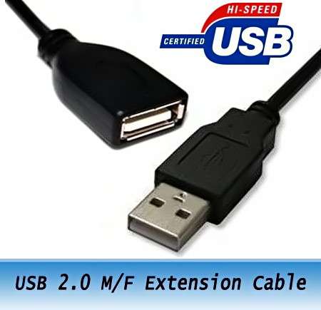 1.5m USB 2.0 M/F Extension Cable