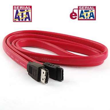 SATA to ESATA Data Cable (1 Meter / 3 Feet)