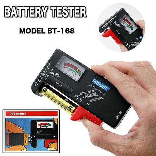 Universal Battery Tester AA, AAA, C, D, 9V