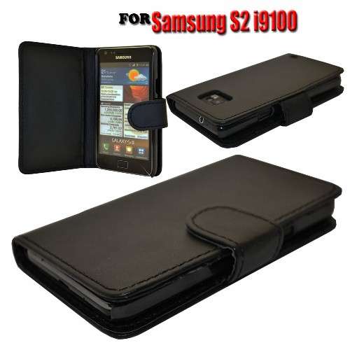 Book Type Flip Case for Samsung Galaxy S2 i9100