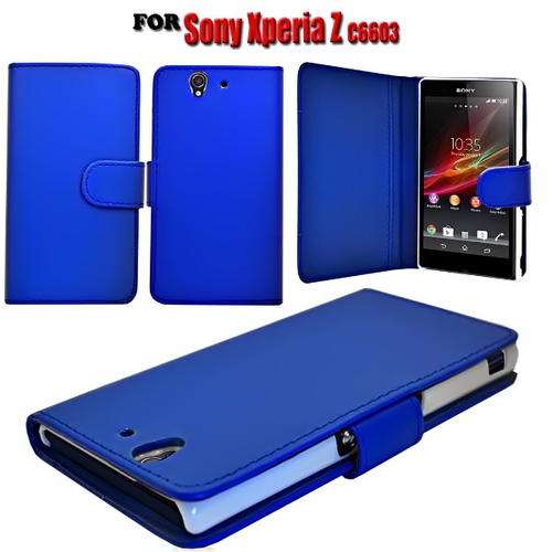 Book Type Flip Case for Sony Xperia Z - Cheap shipping