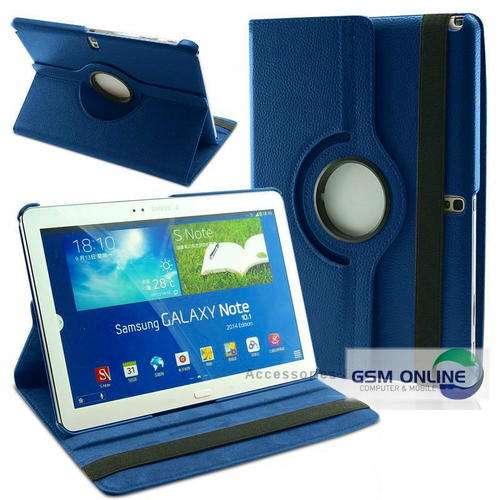 360 Degree Rotating Case For Samsung Galaxy Note 10.1 2014 Edition P600 P601 P605