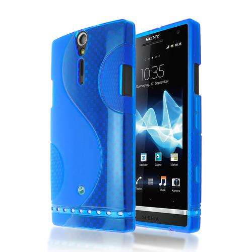 S-Line Gel Case Cover for Sony Xperia S / Sony Xperia Arc HD Lt26i (Blue) - Cheap Shipping