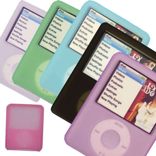 SILICONE SLEEVE FOR IPOD NANO 3G - VARIOUS COLORS