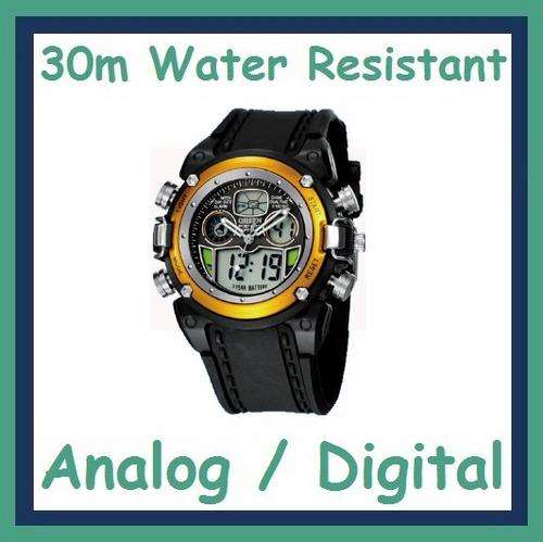 Ohsen Analog & Digital Mens Sports Quartz Wrist Watch