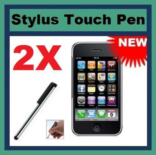 Apple iPad iPhone iPod Stylus Touch Pen Twinpack