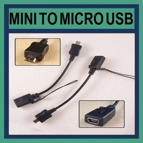 Mini to Micro USB Converter Cable - New Arrival