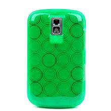 TPU Circle Gel Case for Blackberry Bold 9000 Green