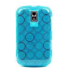 TPU Circle Gel Case for Blackberry Bold 9000 Blue