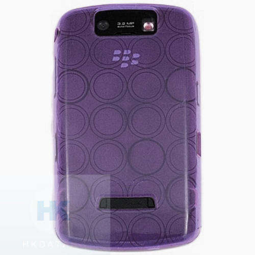 TPU Circle Gel Case for Blackberry Storm 9500 9530 Purple