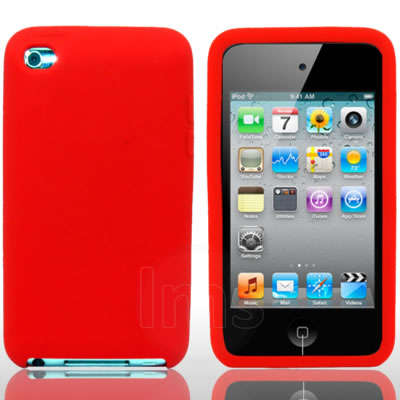 Soft Silicone Skin for Ipod Touch 4 Red