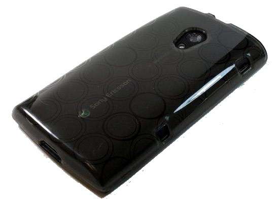 TPU Circle Gel Case for Sony Ericsson Xperia X10 Gray
