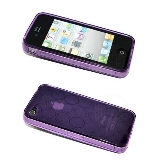 Hydro Gel Case for Apple iPhone 4 (Purple)