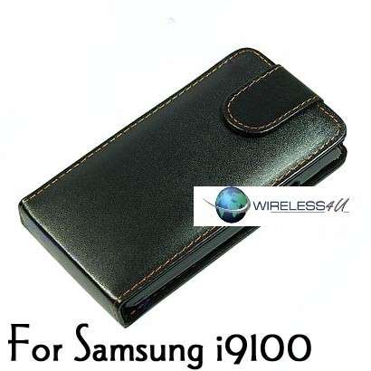 PU Leather Flip Case Pouch for Samsung Galaxy S2 i9100