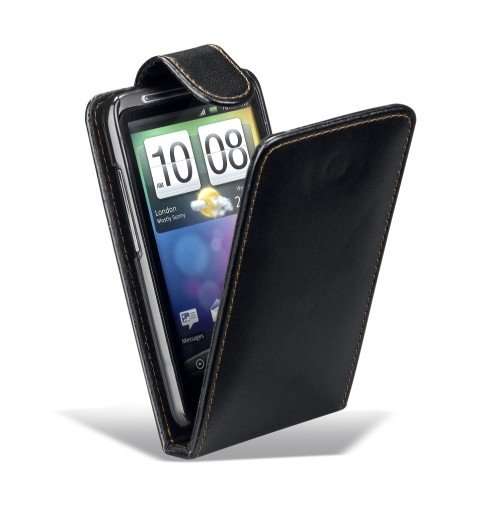 PU Leather Flip Case Pouch for HTC Desire HD