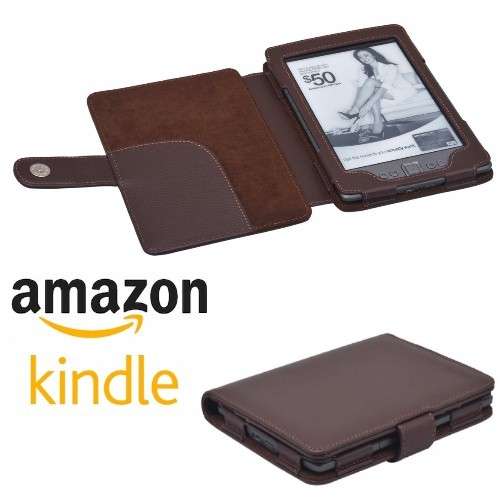 Flip Case Cover for Latest Amazon Kindle 4 + Free Screen Protector