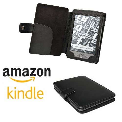 Flip Case Cover for Latest Amazon Kindle 4 + Free Screen Protector