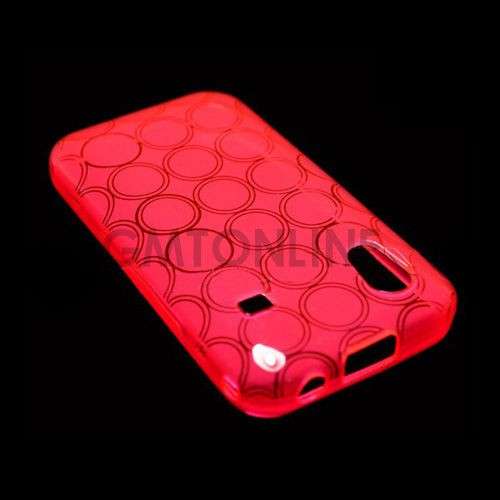 TPU Circle Gel Case for Samsung Galaxy Ace S5830 Pink